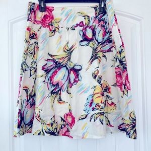 Cabi floral skirt, size 8